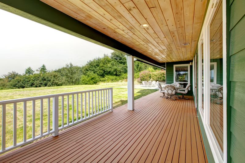 Rustic Wooden Deck