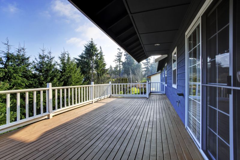 Elegant Deck with Railings