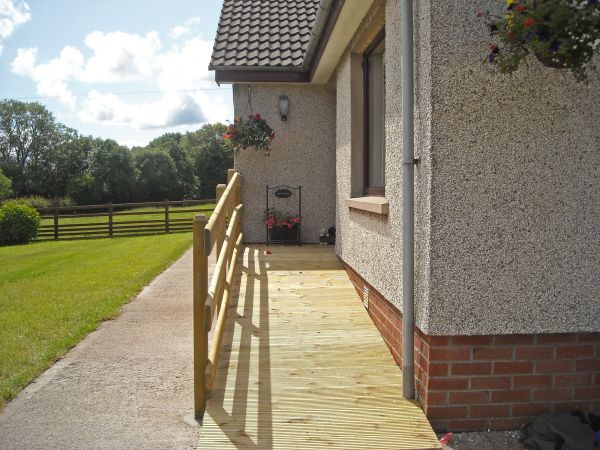 Hardwood Ramp Installation in Dublin